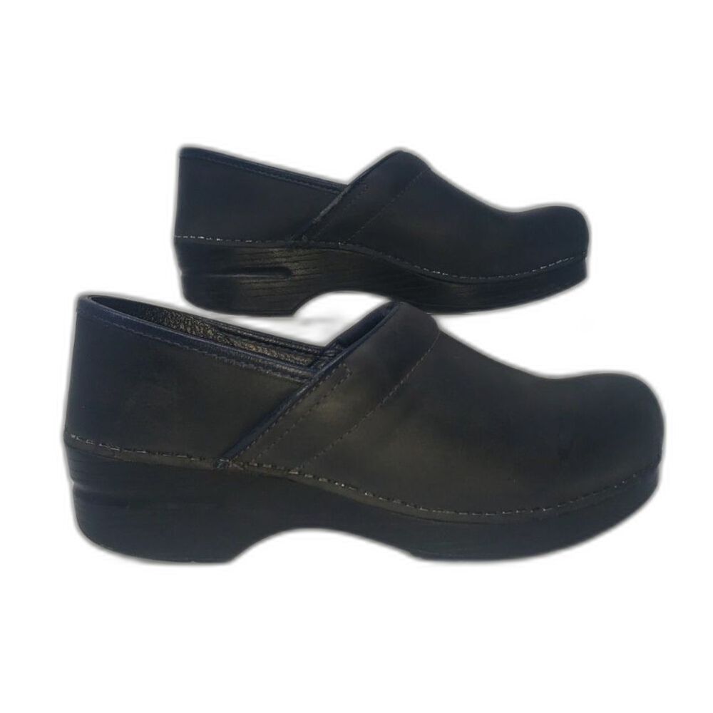 Dansko Professional Slip On Clogs Black Womens Size 40
